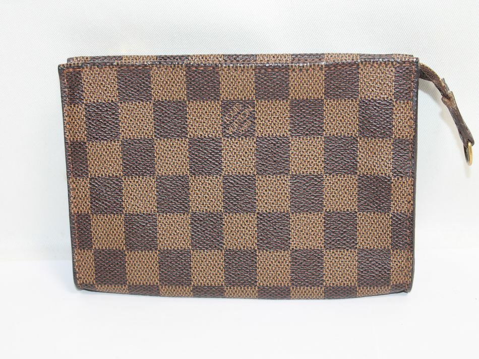 [中古] 送料無料 LOUIS VUITTON マレの付属 ポーチ のみ ダミエ エベヌ 小物入れ コスメポーチ N42240のポーチのみ ルイヴィトン USED品