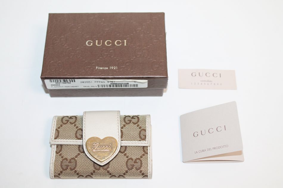 楽天市場】【中古】GUCCI グッチ 〔GGキャンバス〕キーケース 212098 6