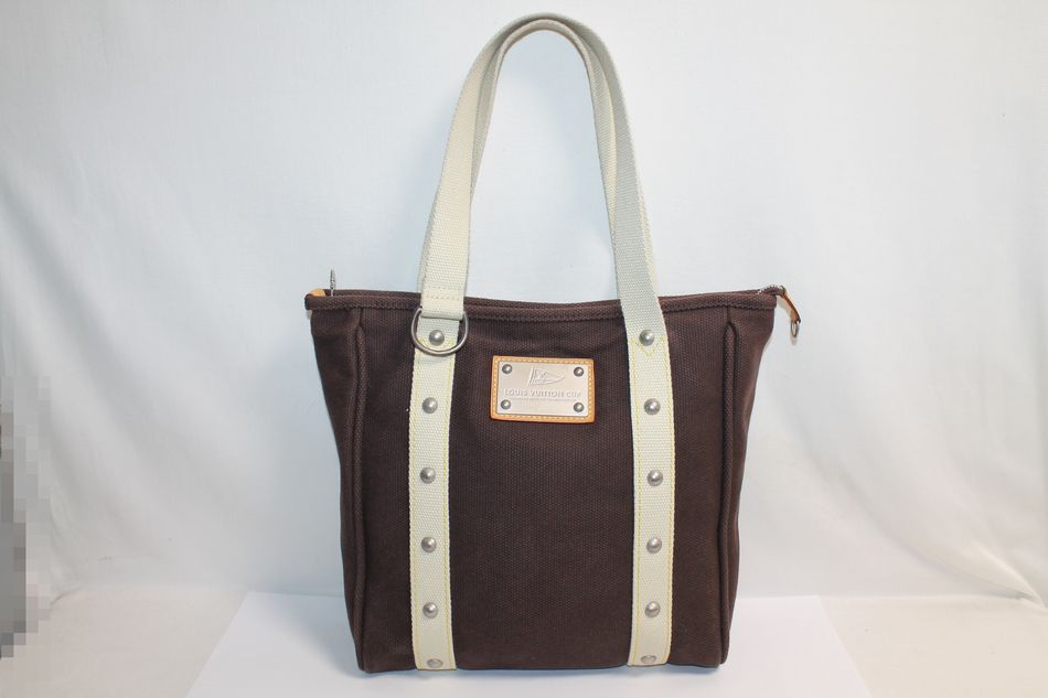 [中古] 限定品 ヴィトンカップ LOUIS VUITTON カバMM アンティグア M80663 モカ トートバッグ ハンドバッグ メンズ レディース 男女兼用 バッグ ルイヴィトン USED品