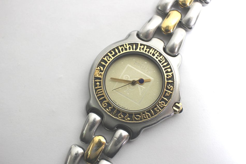 セイコーPRESAGE 7N01ー6190 シルバー/ゴールド 楽天市場】SEIKO PRESAGE 【セイコー プレサージュ】 7N01-6190