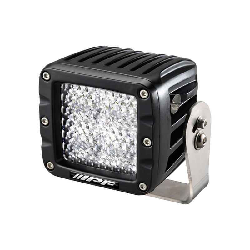 IPF バックランプ LED 2インチ 角型 2200lm(1600cd) 6000K ホワイト 12V 24V兼用 拡散配光 爆光 642BL