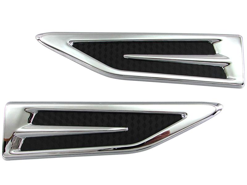 BRIGHTZ ハリアー MXUA80 MXUA85 メッキフェンダーガーニッシュ カーボン調 【 AIR－LOU－011 】 XUA80 XUA85 UA80 UA85 A80 A85 80 85 ハリヤー