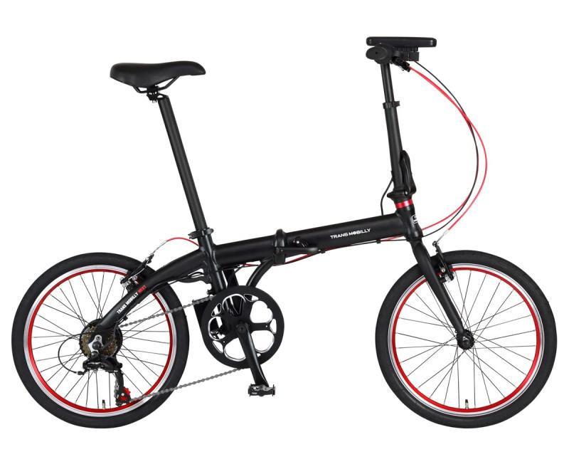 TRANS MOBILLY NEXT206 電動アシスト折りたたみ自転車 20インチ 6段変速 重量約13.5kg 軽量アルミフレーム 92216|Kudos21 店
