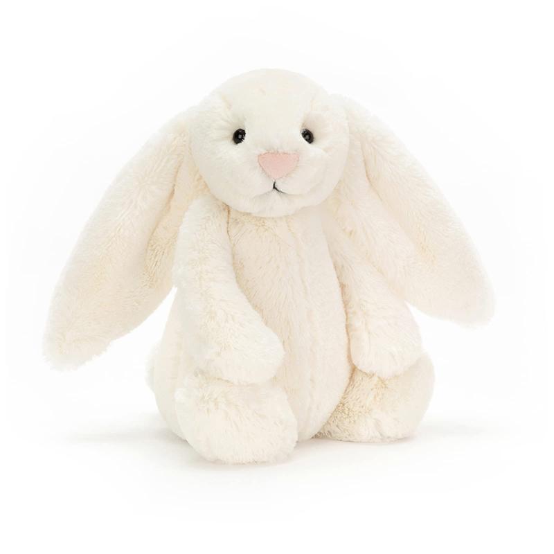 Jellycat(ジェリーキャット) バシュフル バニー M ぬいぐるみ 家兎 座高20糎 ベージュ