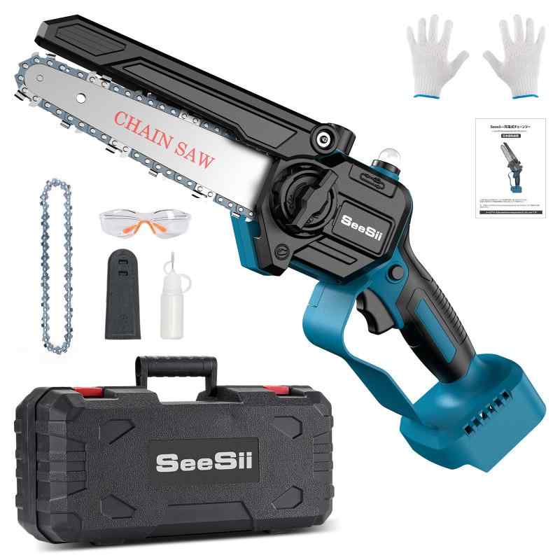 楽天市場】Seesii 充電式チェーンソー 電動チェーンソー ハンド
