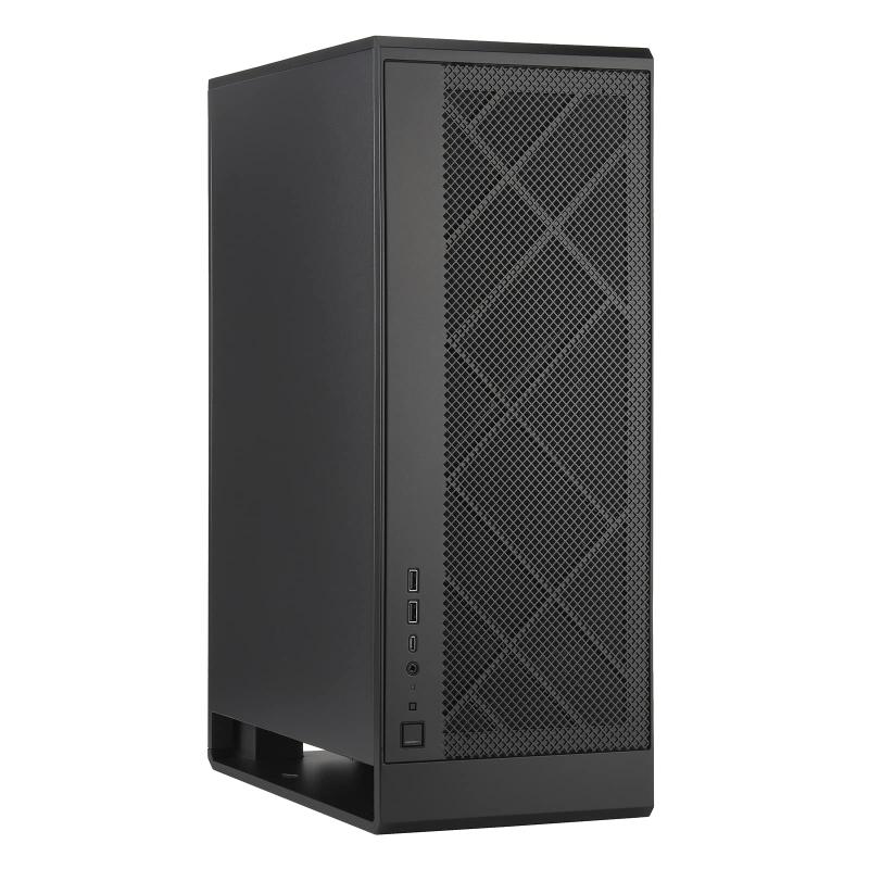 SilverStone Micro-ATXタワーケース 180mmファン搭載 SST-ALG1MB ブラック 20,393円