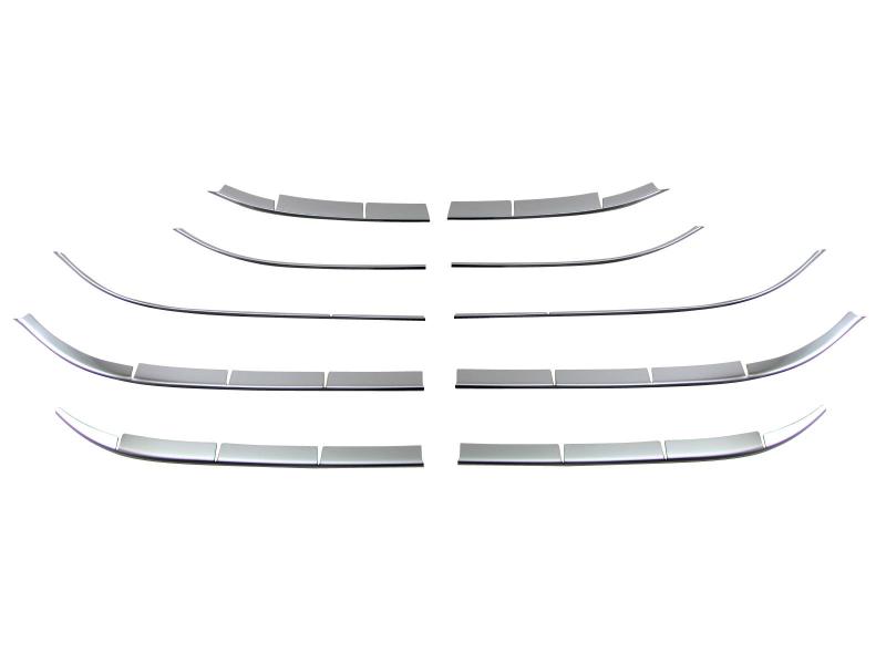 BRIGHTZ ハリアー 60 65 後期 超鏡面ステンレスメッキフロントバンパーモール 10PC 【 FBUM－MOL－065 】 ZSU60W ZSU65W ZSU60 ZSU65 ZSU U60 U65 60 50 ハリア ハリヤ ハリヤー 270