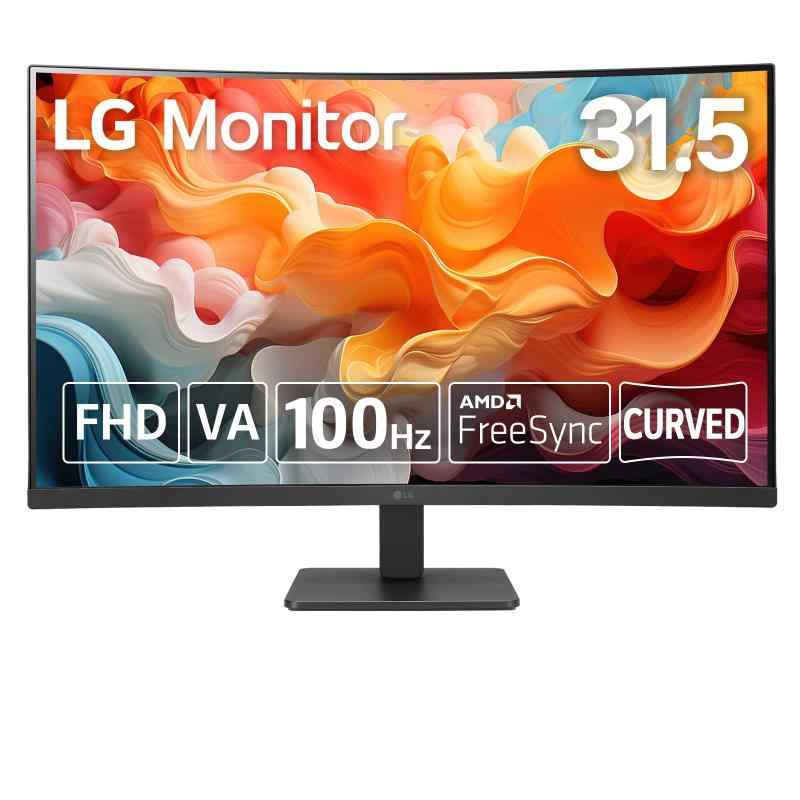 32MR50C-B 31.5インチ LG モニター/アンチグレア/1920×1080/100Hz/5ms(GTG)/FreeSync・・/DAS/ブラックスタビライザー/D-sub/HDMI/チルト調整対応