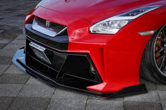 R35 GT-R フロントアンダーディフューザー R35 GT-R 前期 中期 後期 社外エアロパーツ FRP素材 クールレーシング KUHL RACING 35R-GTII