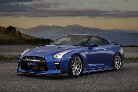 【KUHL】 日産 GTR フロント ディフューザー R35 GT-R 17モデル 以降 後期 KR-35RR エアロパーツ FRP素材 クールレーシング
