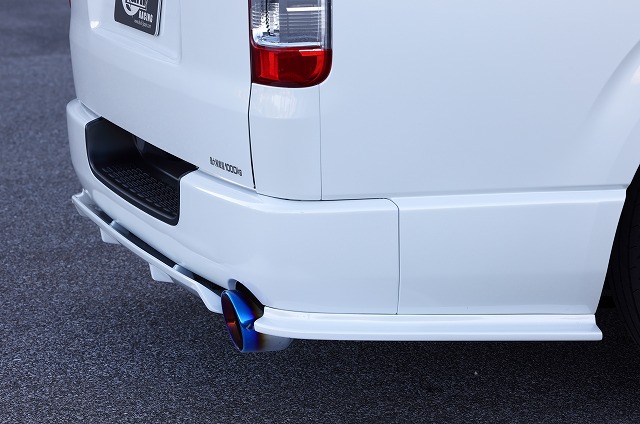 楽天市場】200系 ハイエース 4型以降ナロー エアロパーツ リア