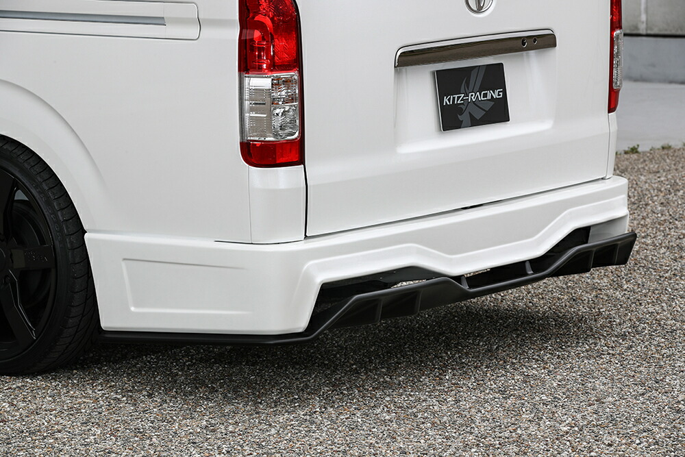 楽天市場】ハイエース リアバンパー 200系 1型- 標準ボディ ABS製 未