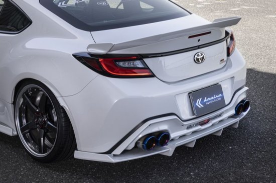 KRUISE ZD8 BRZ リアハーフディフューザー 4テール 社外エアロパーツ FRP素材 クールレーシング|KUHL RACING店