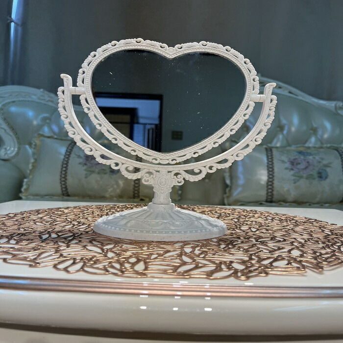 楽天市場】壁掛けオーバルミラー 鏡 楕円 アンティークシャビーシック