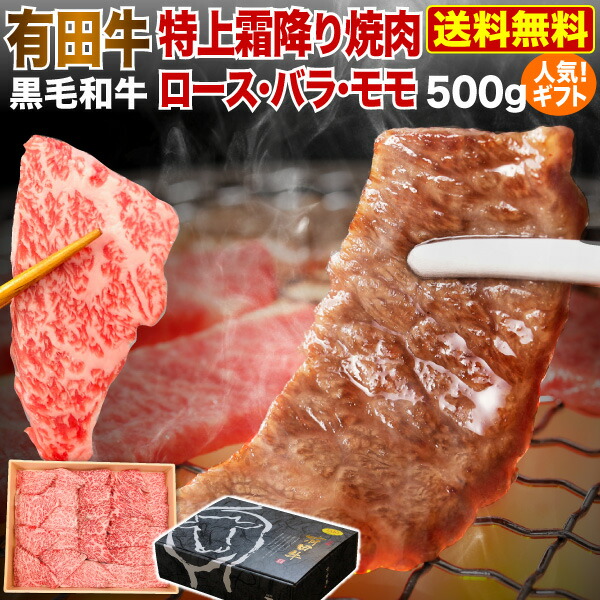 【楽天市場】お歳暮 ギフト 食べ物 肉 宮崎県産 有田牛 最高級品質 黒毛和牛 特上高級霜降り焼肉セット 500g ロース バラ モモ 冷凍 化粧箱入  送料無料 Y凍 : くいしんぼうグルメ便