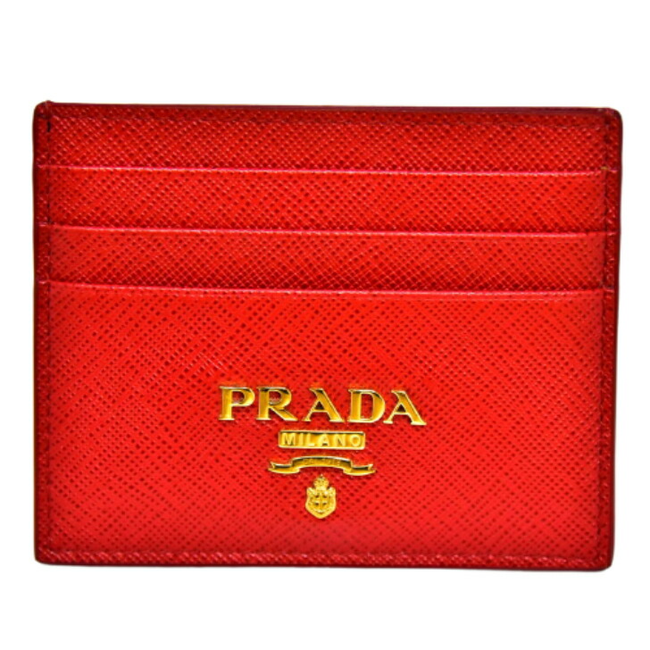 PRADA プラダ　サフィアーノレザー ケース　カードケース　 レッド 楽天市場】PRADA プラダ SAFFIANO サフィアーノ ロボット