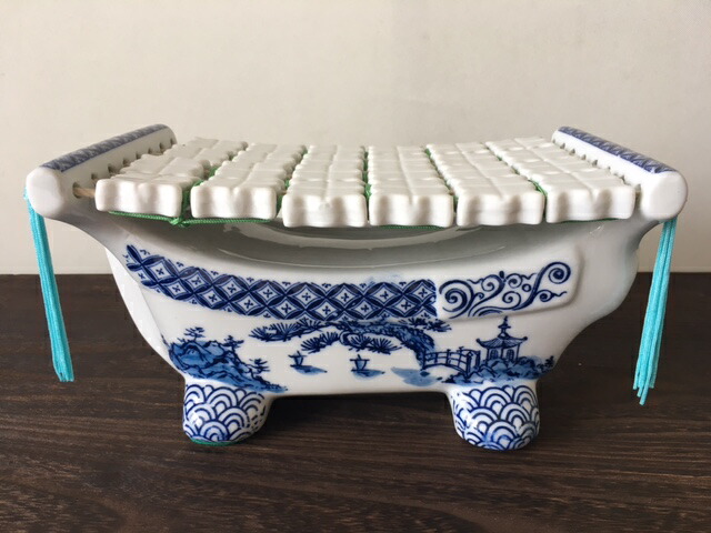 楽天市場】染付 陶枕 陶器の 枕 まくら : 干支お雛様のせともの市場