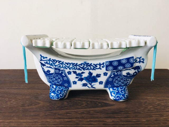 楽天市場】染付 陶枕 陶器の 枕 まくら : 干支お雛様のせともの市場