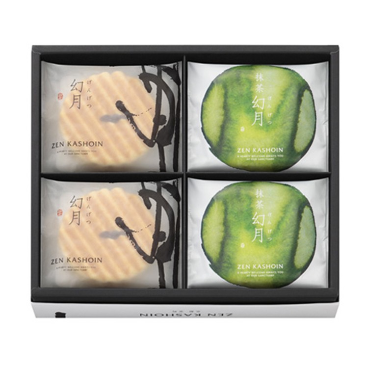 楽天市場】ZEN幻月・抹茶幻月詰合 12枚入 【京都土産 京都お土産 抹茶