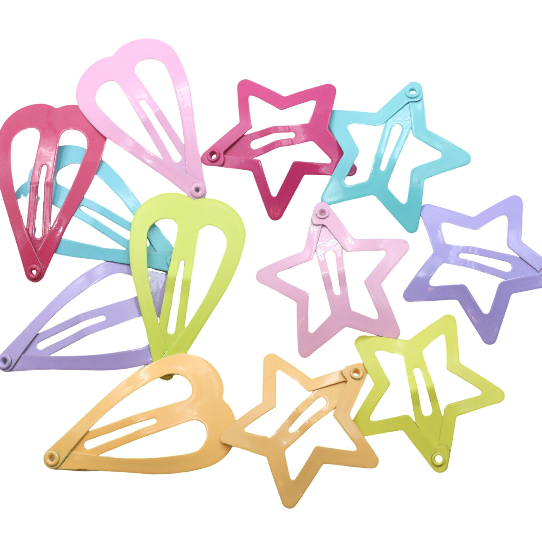 楽天市場】【10本セット】パッチンピン しずくタイプ 全4サイズ