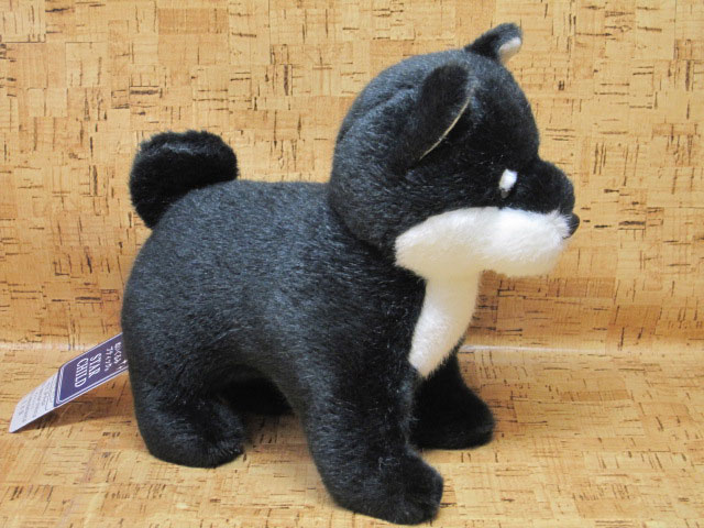 楽天市場】ケーセン Koesen ぬいぐるみ 柴犬 黒（黒柴） : 木の