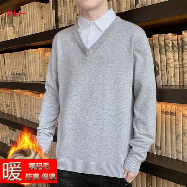 コンビニ受取対応商品 セーター メンズ ニット 長袖 シンプル 裏起毛 裏ボア 冬 40代 30代 大人 代 50代 オフィス かっこいい 冬服 暖かい 防寒 お洒落 送料無料 Balkon86 Ru