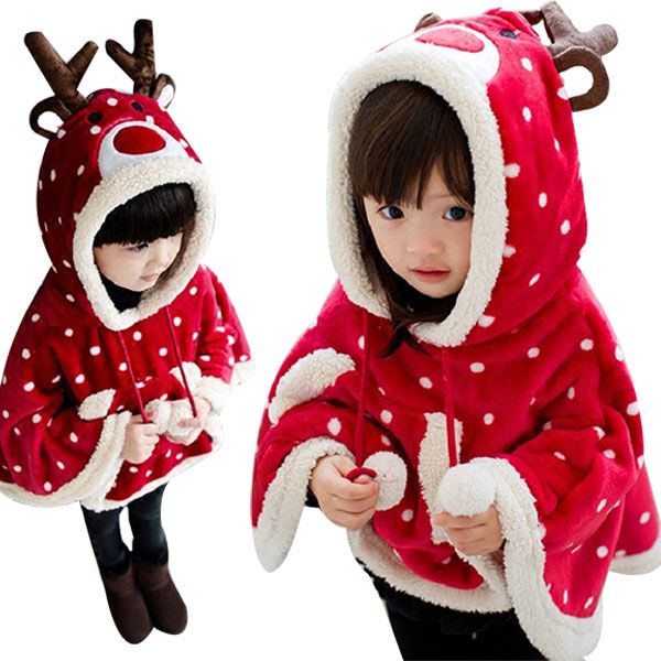 ギフト サンタコスチューム キッズ クリスマス衣装 マント サンタ服 サンタクロース 鹿 トナカイ サンタ衣装 あったかボア ドット柄 ベビー 女の子 子供服 コスプレ パーティー クリスマス コスチューム 可愛い 正規品直輸入