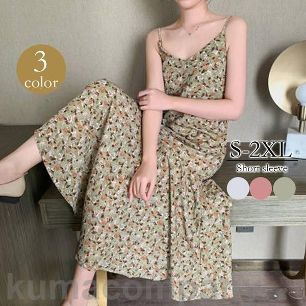 リゾート花柄キャミワンピース 楽天市場】リゾートワンピ 花柄 キャミワンピ 花柄ワンピ バック