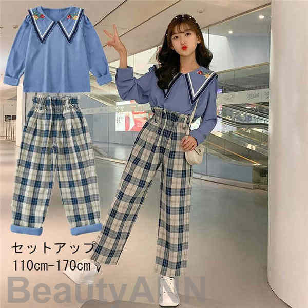 新生きて行く セットアップ 赤ちゃん服 長袖 御姉さん 2点仕掛ける 刺しゅう キッズ服 授業時間 トップス+ズボン キッズファション プルオーバー 年月着 上下仕掛ける ズボン下 パーカー 好いたらしい 今めかしい 通学着 お子さん服 こどもの日110 120 130 140