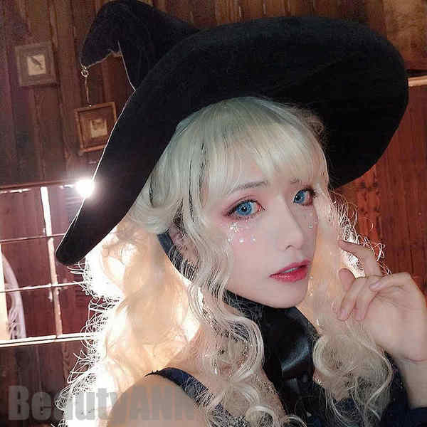 新生活 魔女の帽子 コスプレ帽子 Lolita ハロウィンハット ハロウィンの衣装 レディース ハロウィーン帽子 とんがり帽子 漁師帽子 ビッグハット 巫女 ファッション 可愛い 飾り 装飾 秋 ハロウィーン 雑貨 インテリア 小悪魔
