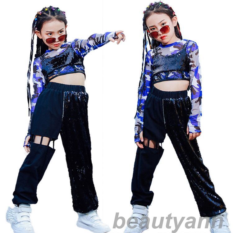 スパンコール 赤ちゃん服 お臍出し 御居処跳ねる キッズダンスお召しもの セットアップ 御姉さん 偽装 社交ダンス お召しもの 御居処跳ねる キッズ 社交ダンスお召しもの キラキラ 上下 ズボン下 キッズダンス お召しもの 110/120/130/140/150/160/170