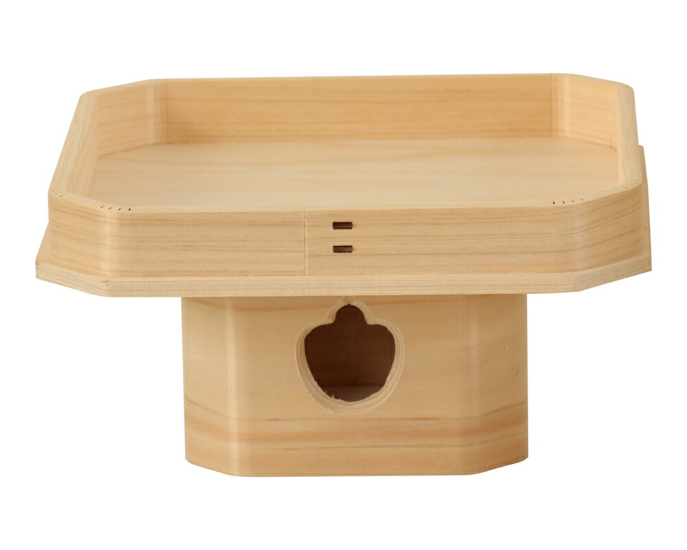 楽天市場】遠山三宝 7寸 （ひのき） 神棚 神具 鏡餅 御供 祭壇 供物台