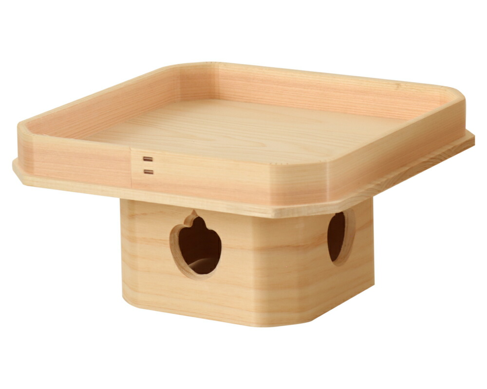 楽天市場】遠山三宝 5寸 （ひのき） 神棚 神具 鏡餅 御供 祭壇 供物台