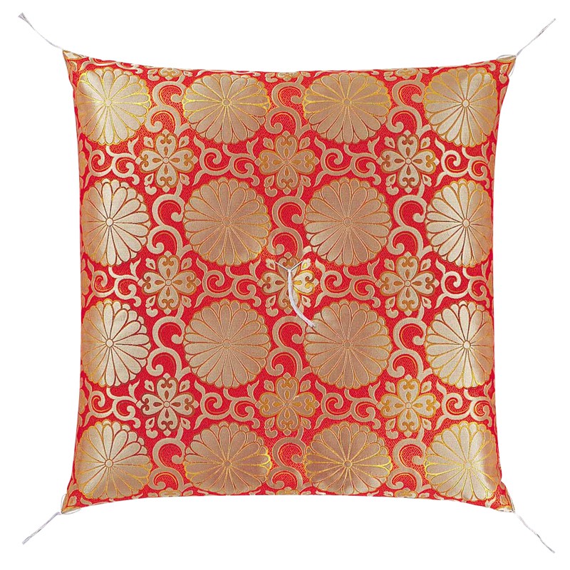 楽天市場】仏壇 座布団 御前座布団 「新金通 紫」 No.44 金襴/座布団