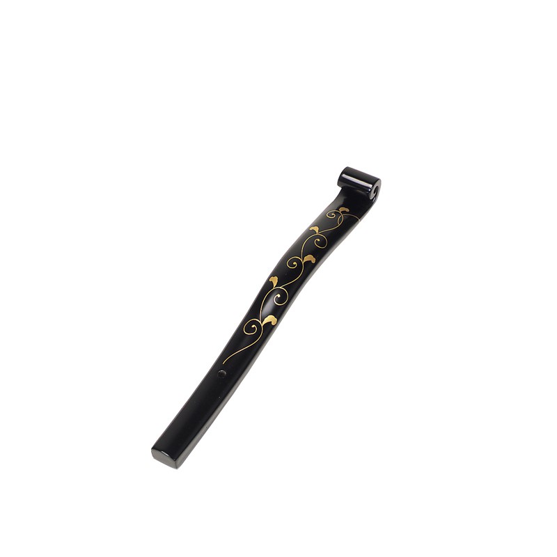 笏 正絹房付 唐草蒔絵1.3尺 日本製 (5204-1310) ※受注生産品|仏壇・位牌のなーむくまちゃん工房