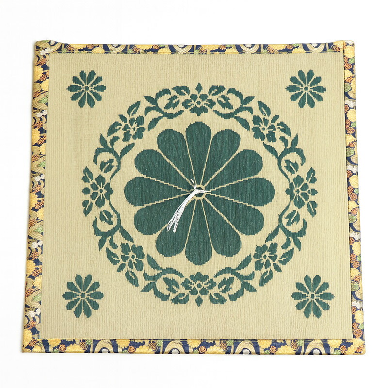 【楽天市場】夏用座布団 天然い草使用 「十二菊」 No.45/座布団 仏間用座布団 仏前座布団 お寺様用座布団 寺院用座布団 法事 お坊さん