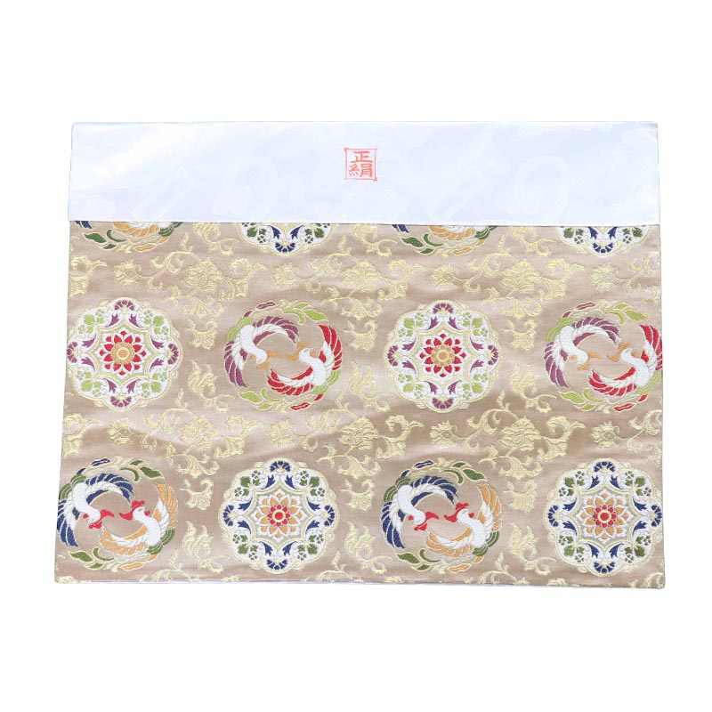 【アウトレット】冬用 打ち敷 No.3 四角 尺4(幅42.5cm) 正絹金通 角打敷|仏壇・位牌のなーむくまちゃん工房