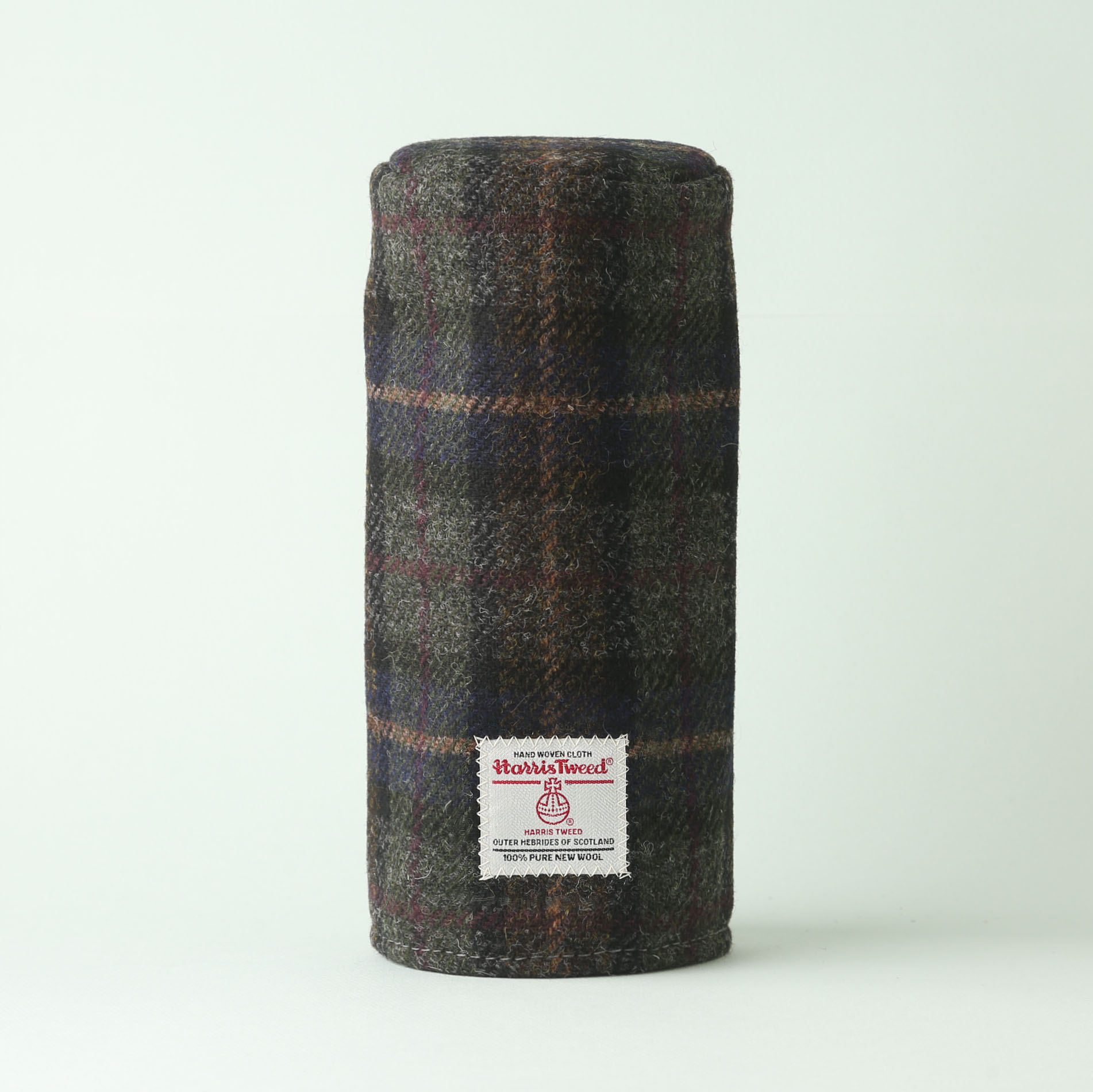 Harris Tweedを使用した筒型フェアウェイウッド用ヘッドカバー HT_34FW_C｜kumade shop