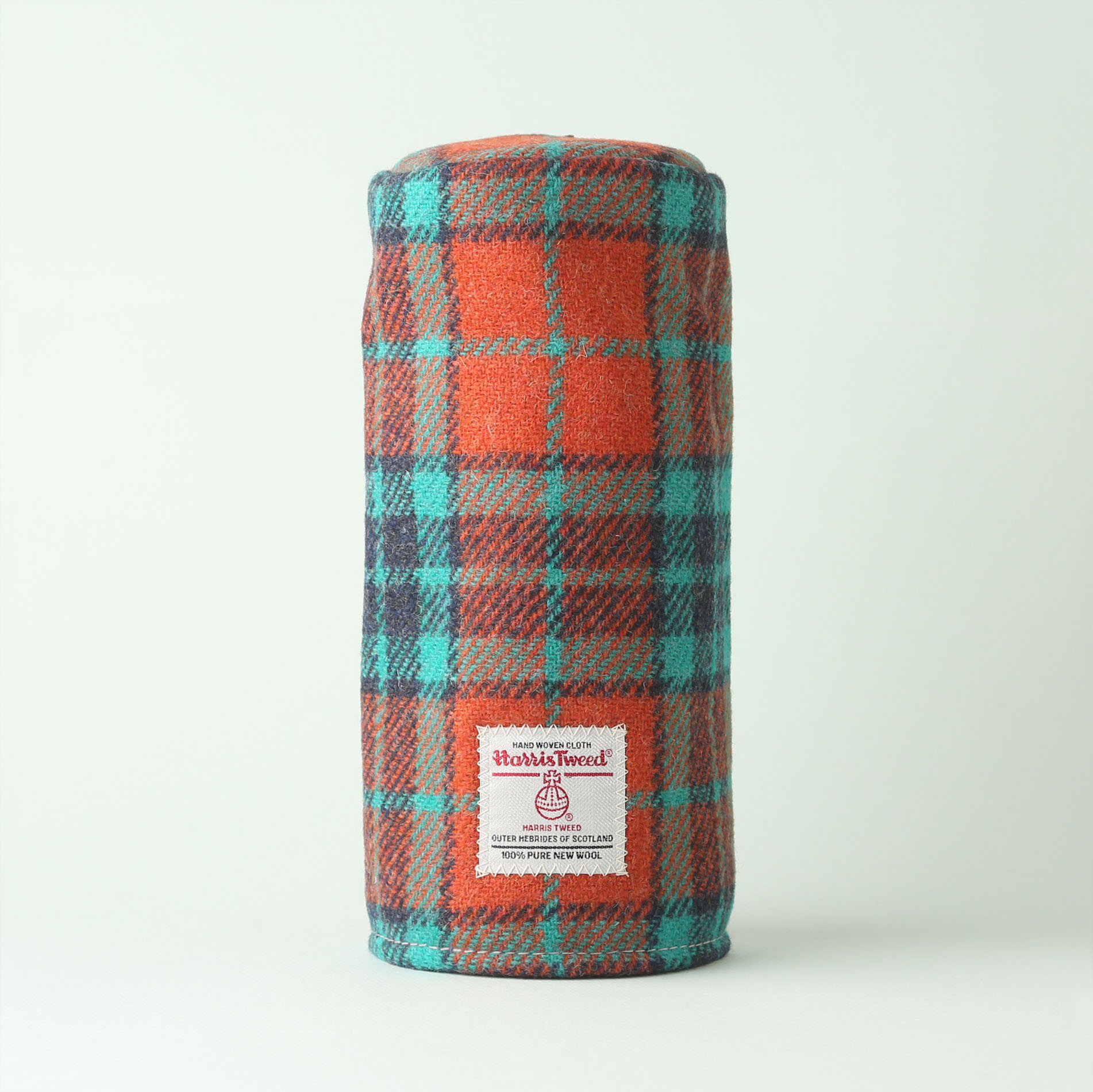 Harris Tweedを使用した筒型フェアウェイウッド用ヘッドカバー HT_36FW_C