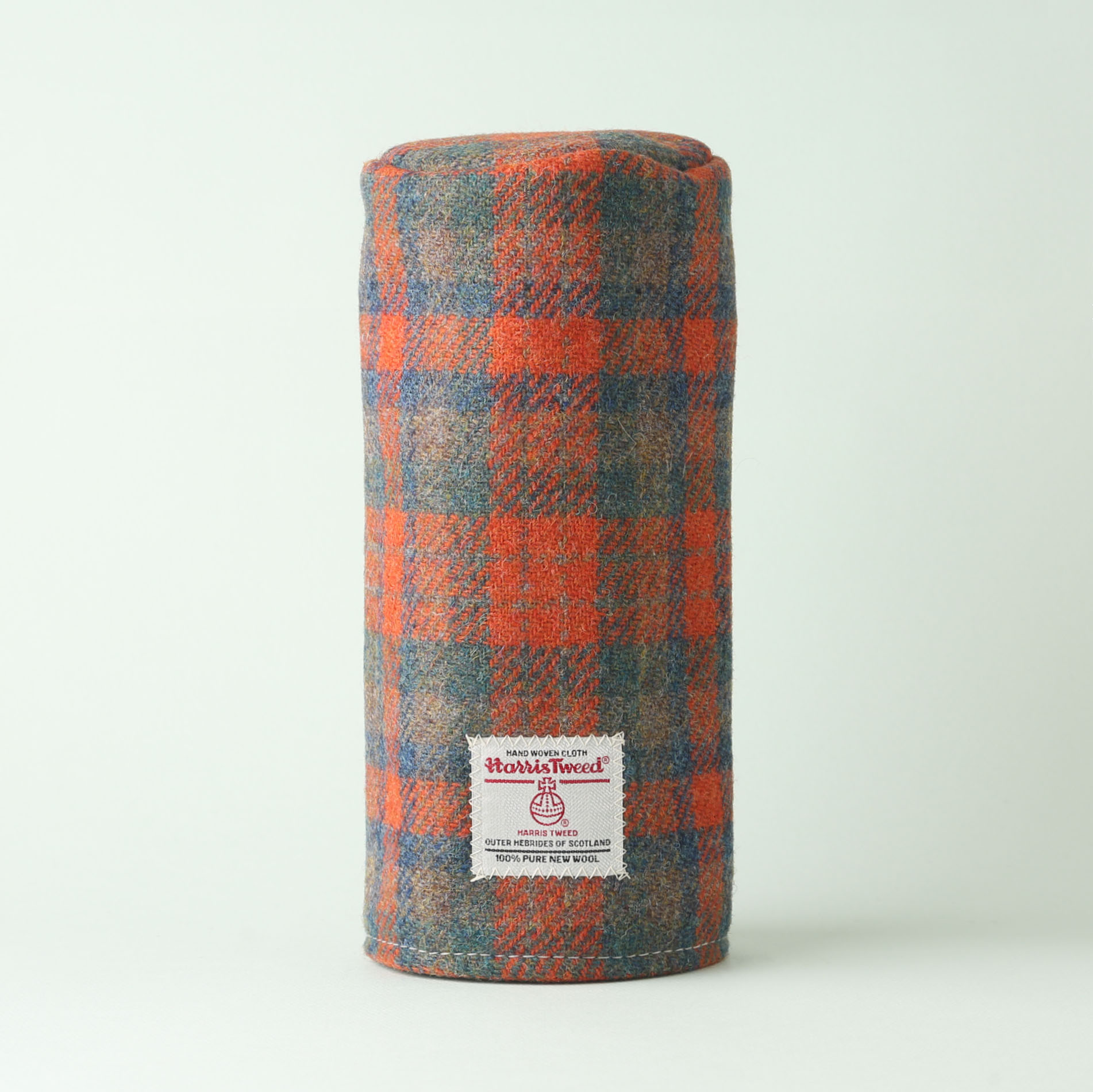 Harris Tweedを使用した筒型フェアウェイウッド用ヘッドカバー HT_37FW_C