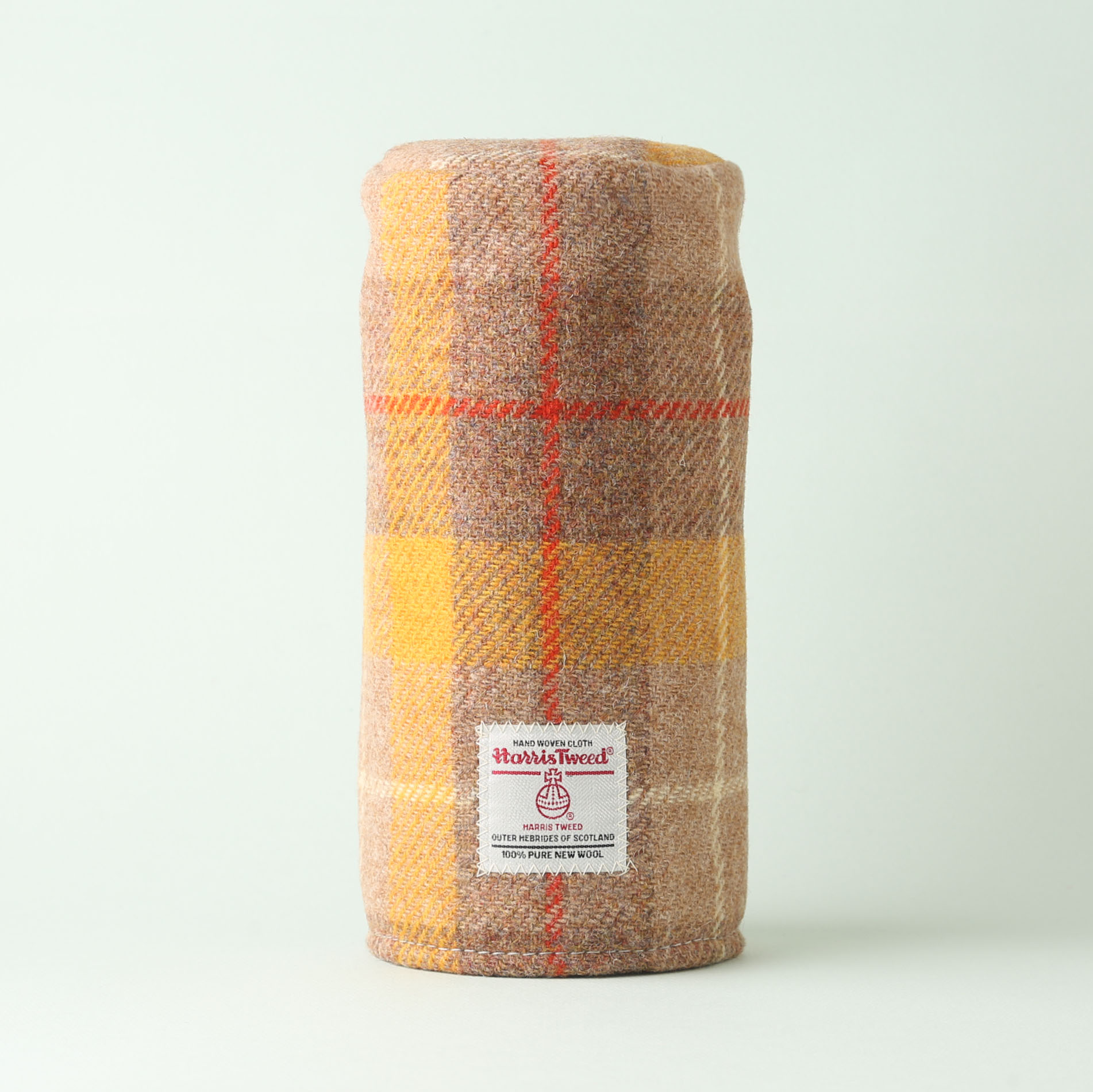 Harris Tweedを使用した筒型フェアウェイウッド用ヘッドカバー HT_39FW_C|kumade shop