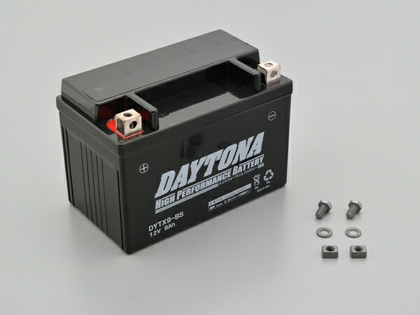 ☆ 92882 デイトナ Daytona ハイパフォーマンスバッテリー DYTX9-BS MFタイプ
