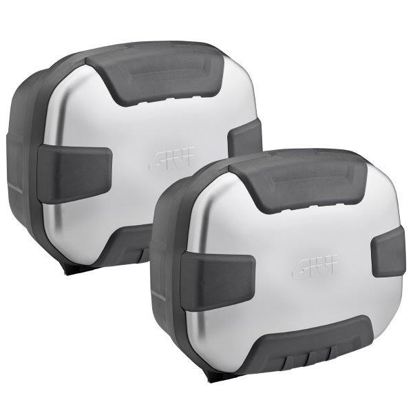 ☆ 18951 デイトナ GIVI (ジビ) TRK35PACK2 左右セット リアボックス/サイドケース 兼用 シルバー モノキーケース 各35L