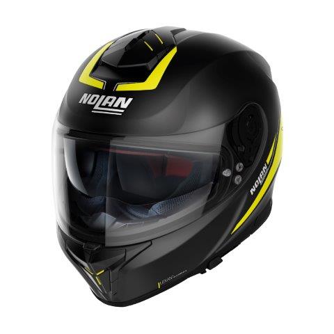 ☆ 28980 デイトナ NOLAN (ノーラン) ヘルメット フルフェイス N80-8 ステープル イエロー/55 Mサイズ(57-58cm)