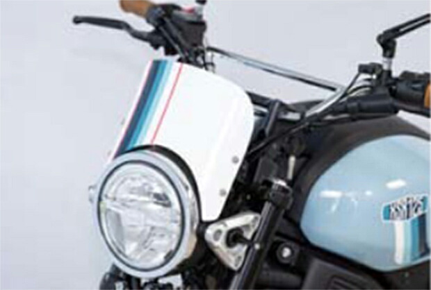 ☆KIJIMA キジマ 305-481 メーターバイザーキット 黒ゲルコート仕上げ XSR125 '24y-