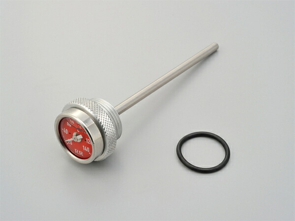 ☆ 93262 デイトナ Daytona KEDO RRディップスティック油温計 レッドパネル SR400/400FI/500|パーツライン24