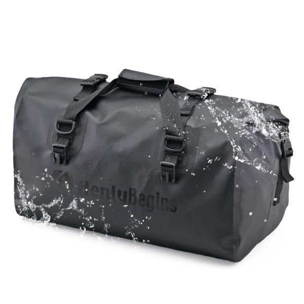 ☆ 48385 デイトナ Daytona ヘンリービギンズ Henly Begins DH-772 防水シートバッグ シート固定ベルト付属 40L ブラック