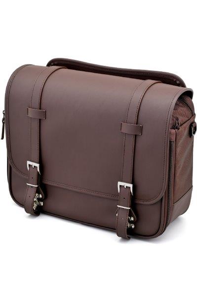 ☆ 48394 デイトナ Daytona ヘンリービギンズ Henly Begins DHS-55 サドルバッグ 18L プレーン/ブラウン