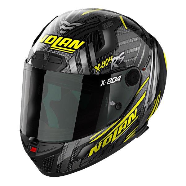 ☆ 44635 デイトナ Daytona NOLAN(ノーラン) X-804RS ヘルメット フルフェイス Xシリーズ ウルトラカーボン SPECTRE(イエロー/19) Lサイズ(59-60cm)｜パーツライン２４