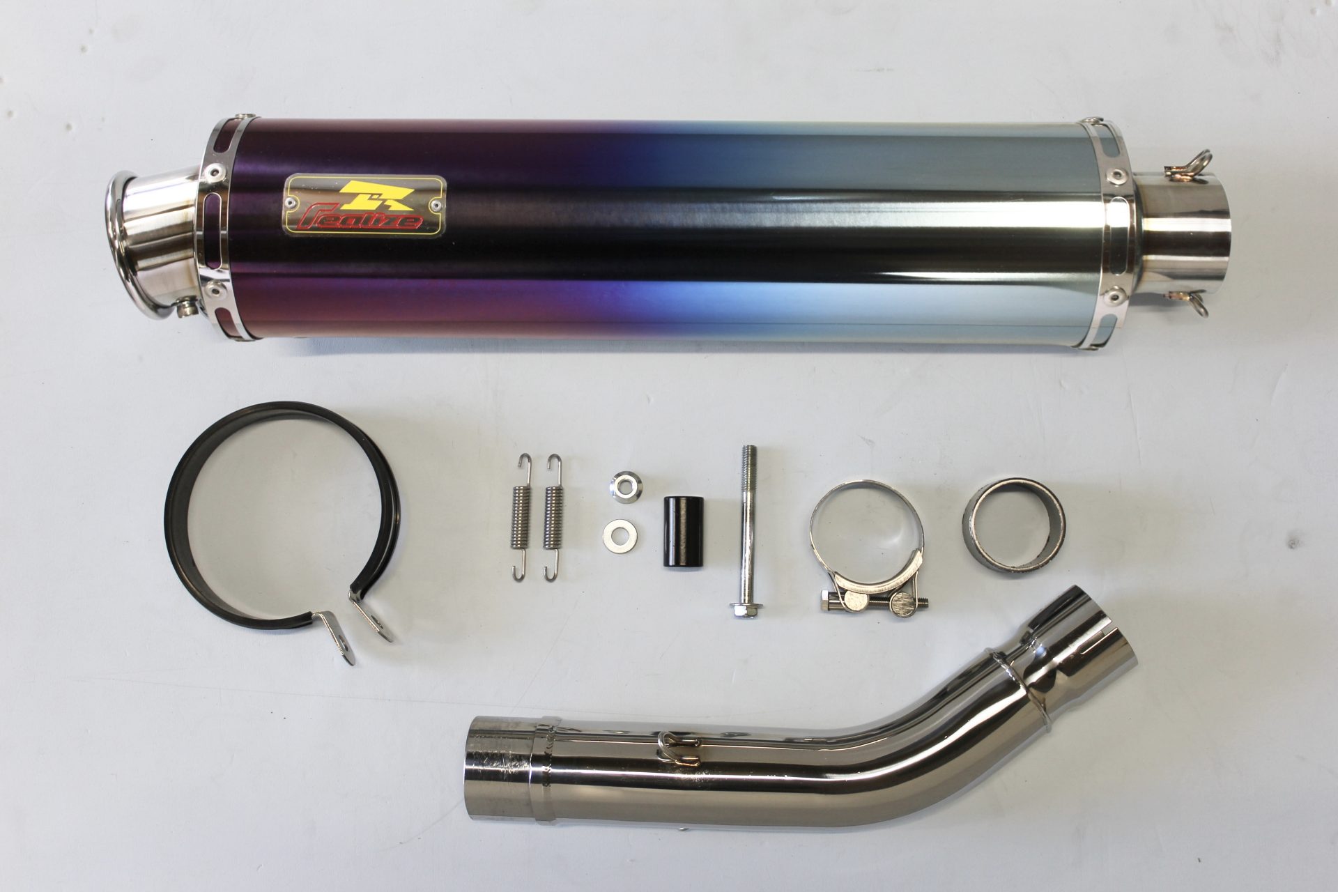 ☆リアライズ 520-SO-001-01 チタンマフラーType-C（カールエンド）Aria(アリア) GSX250R＜2BK-DN11A＞